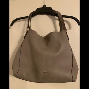 Gray Coach Purse/Bag